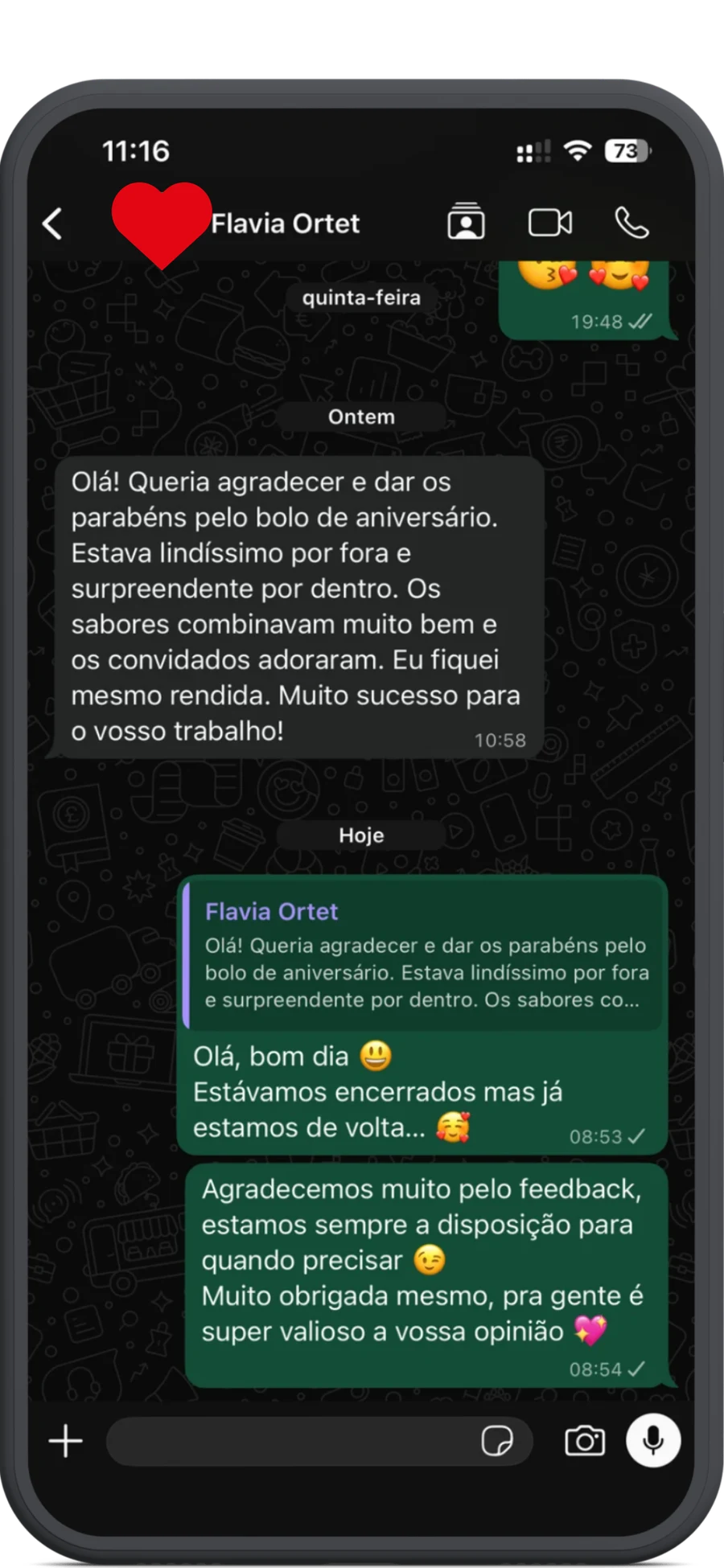 Feedback de Sofia Rodrigues